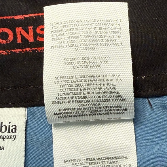 Columbia PGF Performance Fishing Gear Blue Board Shorts Size 36 - Picture 7 of 9